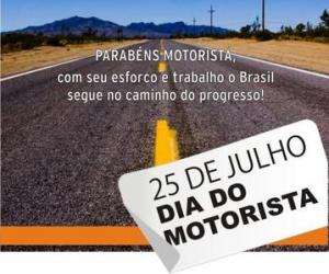 25 DE JULHO DIA DO MOTORISTA